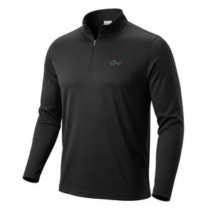 Greg Norman Mens Active Quarter Zip Top  Classic Fit Fabric Golf Large